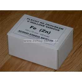 Plech Fe 100x75 mm 100 kusů Plech Fe 100x75 mm 100 kusů