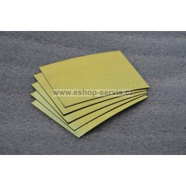 Plech Ms 99x75 mm 1 kus Plech Ms 99x75 mm 1 kus